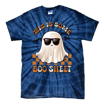 This Is Some Boo Sheet Halloween Ghost Funny Gifts Tie-Dye T-Shirt