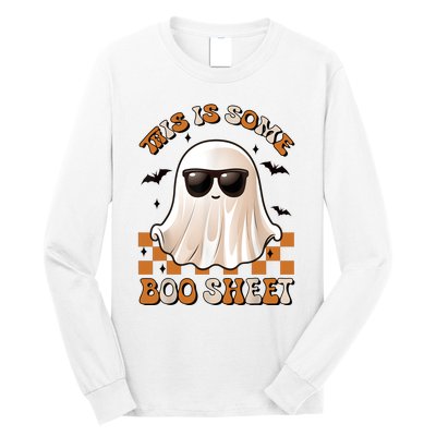 This Is Some Boo Sheet Halloween Ghost Funny Gifts Long Sleeve Shirt