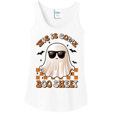 This Is Some Boo Sheet Halloween Ghost Funny Gifts Ladies Essential Tank