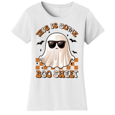 This Is Some Boo Sheet Halloween Ghost Funny Gifts Women's T-Shirt