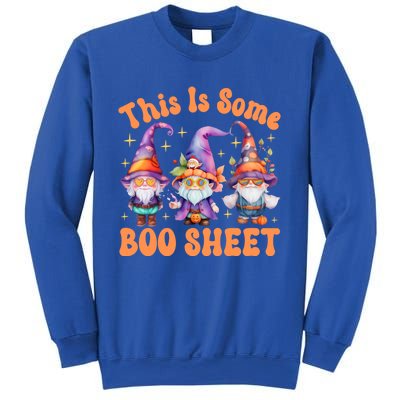 This Is Some Boo Sheet Gnome Groovy Funny Gnome Holiday Gift Sweatshirt