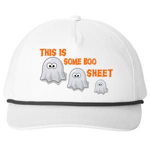 This Is Some Boo Sheet Cute Family Halloween Funny Gift Snapback Five-Panel Rope Hat