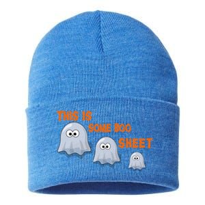 This Is Some Boo Sheet Cute Family Halloween Funny Gift Sustainable Knit Beanie