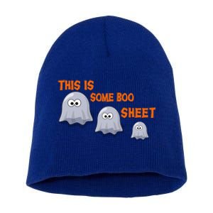 This Is Some Boo Sheet Cute Family Halloween Funny Gift Short Acrylic Beanie