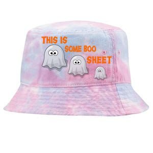 This Is Some Boo Sheet Cute Family Halloween Funny Gift Tie-Dyed Bucket Hat