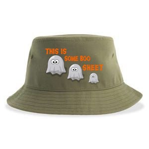 This Is Some Boo Sheet Cute Family Halloween Funny Gift Sustainable Bucket Hat