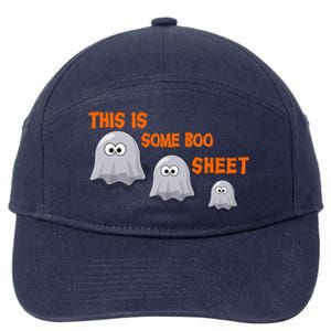 This Is Some Boo Sheet Cute Family Halloween Funny Gift 7-Panel Snapback Hat