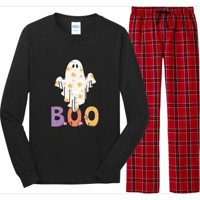 This Is Some Boo Sheet Cute Ghost Funny Halloween Costume Gift Long Sleeve Pajama Set