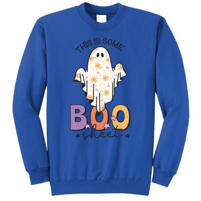 This Is Some Boo Sheet Cute Ghost Funny Halloween Costume Gift Sweatshirt