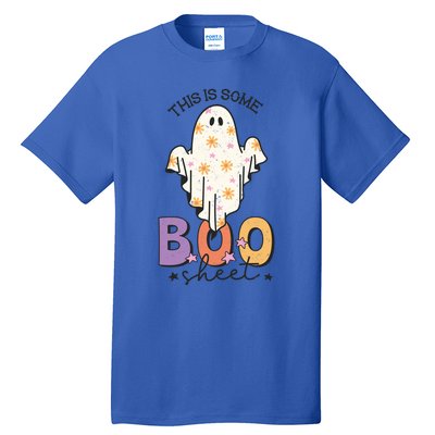 This Is Some Boo Sheet Cute Ghost Funny Halloween Costume Gift Tall T-Shirt