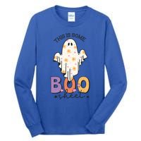 This Is Some Boo Sheet Cute Ghost Funny Halloween Costume Gift Tall Long Sleeve T-Shirt