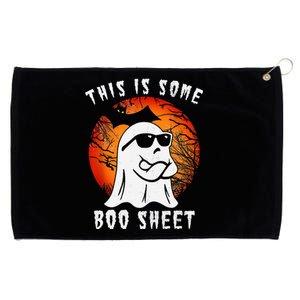 This Is Some Boo Sheet Ghost Retro Halloween Costume Grommeted Golf Towel