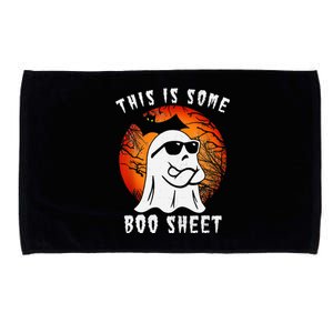 This Is Some Boo Sheet Ghost Retro Halloween Costume Microfiber Hand Towel