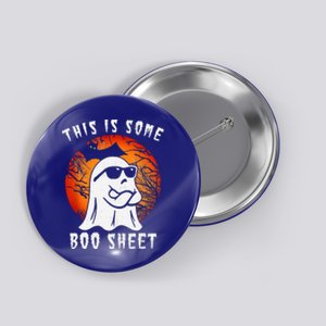 This Is Some Boo Sheet Ghost Retro Halloween Costume Button