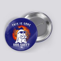 This Is Some Boo Sheet Ghost Retro Halloween Costume Button