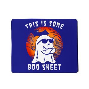 This Is Some Boo Sheet Ghost Retro Halloween Costume Mousepad