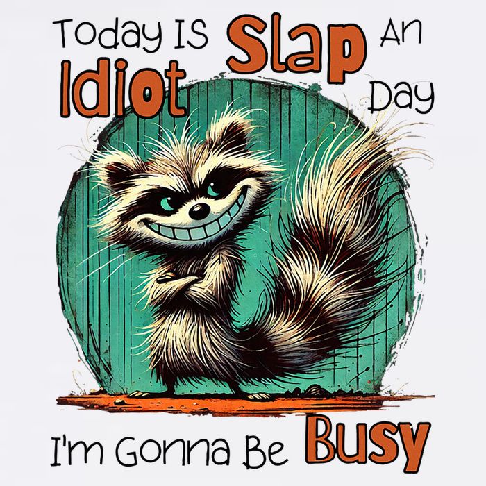 Today Is Slap An Idiot Day IM Gonna Be Busy Cool Comfort Performance Bucket Hat