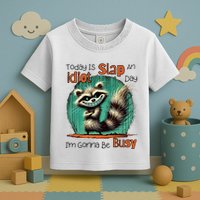 Today Is Slap An Idiot Day IM Gonna Be Busy Toddler T-Shirt