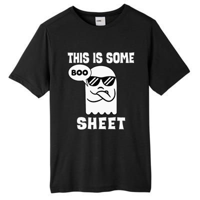 This Is Some Boo Sheet Retro Halloween Costume Tall Fusion ChromaSoft Performance T-Shirt