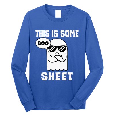 This Is Some Boo Sheet Retro Halloween Costume Long Sleeve Shirt