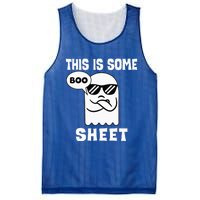 This Is Some Boo Sheet Retro Halloween Costume Mesh Reversible Basketball Jersey Tank