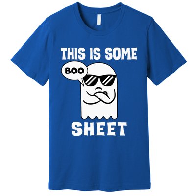 This Is Some Boo Sheet Retro Halloween Costume Premium T-Shirt