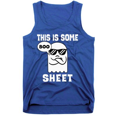 This Is Some Boo Sheet Retro Halloween Costume Tank Top