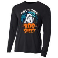 This Is Some Boo Sheet Ghost Halloween Costume Cooling Performance Long Sleeve Crew