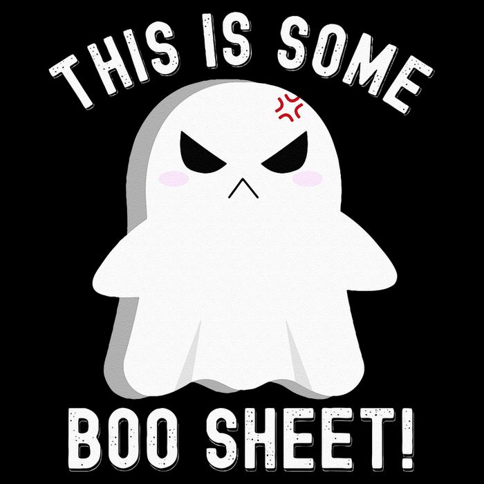 This Is Some Boo Sheet Halloween Ghost Costume Stripe Pom Pom Beanie