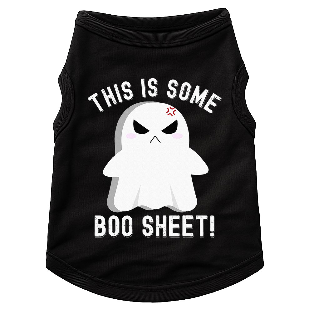 This Is Some Boo Sheet Halloween Ghost Costume Doggie Tank