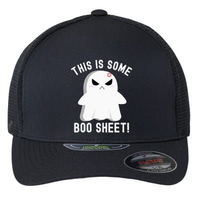 This Is Some Boo Sheet Halloween Ghost Costume Flexfit Unipanel Trucker Cap