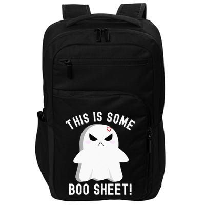 This Is Some Boo Sheet Halloween Ghost Costume Impact Tech Backpack