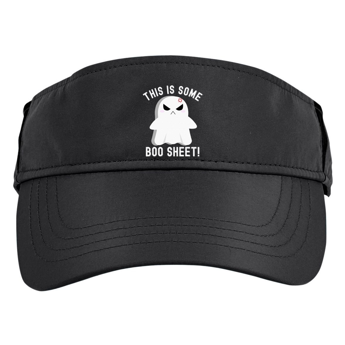 This Is Some Boo Sheet Halloween Ghost Costume Adult Drive Performance Visor