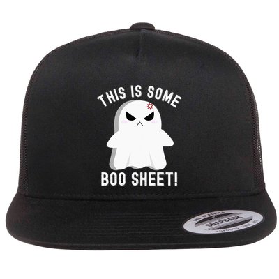 This Is Some Boo Sheet Halloween Ghost Costume Flatbill Hat