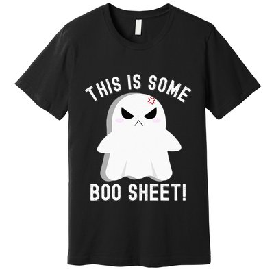 This Is Some Boo Sheet Halloween Ghost Costume Premium T-Shirt
