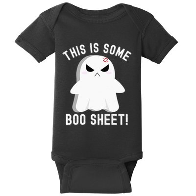 This Is Some Boo Sheet Halloween Ghost Costume Baby Bodysuit