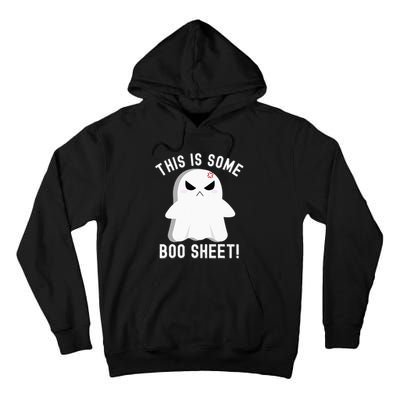 This Is Some Boo Sheet Halloween Ghost Costume Tall Hoodie