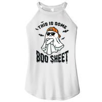 This Is Some Boo Sheet Ghost Funny Halloween Women's Perfect Tri Rocker Tank