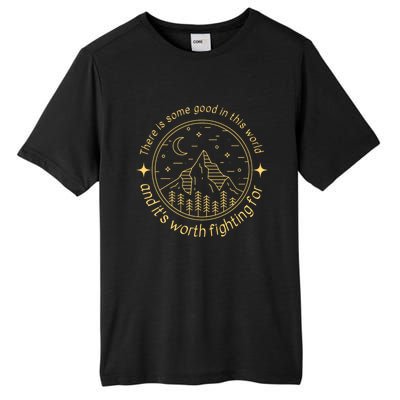 There Is Some Good In This World Mountain Landscape Fantasy Tall Fusion ChromaSoft Performance T-Shirt