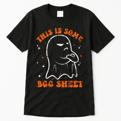 This Is Some Boo Sheet Funny Ghost Halloween Costume Retro Tall T-Shirt