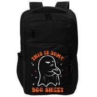 This Is Some Boo Sheet Funny Ghost Halloween Costume Retro Impact Tech Backpack