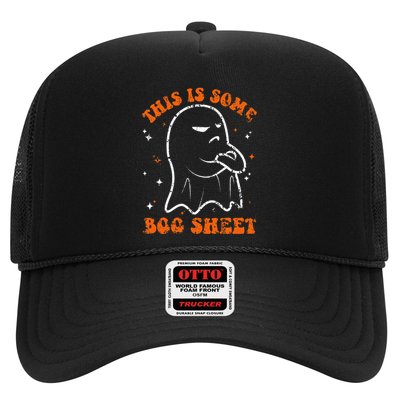 This Is Some Boo Sheet Funny Ghost Halloween Costume Retro Trucker Hat