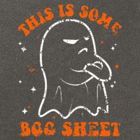 This Is Some Boo Sheet Funny Ghost Halloween Costume Retro Cotton Canvas Backpack
