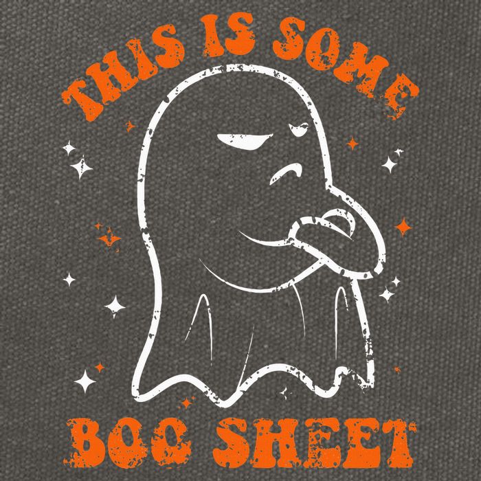 This Is Some Boo Sheet Funny Ghost Halloween Costume Retro Cotton Canvas Backpack
