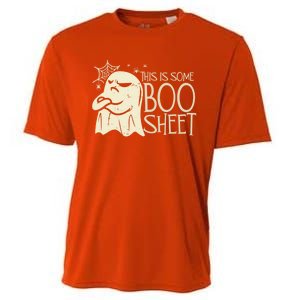 This Is Some Boo Sheet Halloween Groovy Funny Gift Gift Cooling Performance Crew T-Shirt