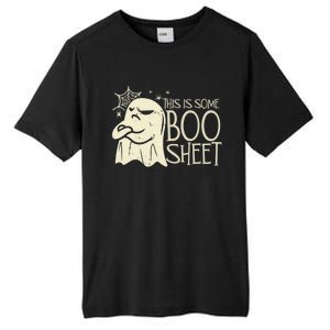 This Is Some Boo Sheet Halloween Groovy Funny Gift Gift Tall Fusion ChromaSoft Performance T-Shirt