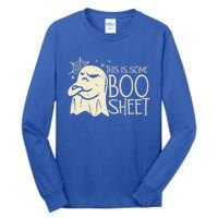 This Is Some Boo Sheet Halloween Groovy Funny Gift Gift Tall Long Sleeve T-Shirt