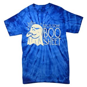 This Is Some Boo Sheet Halloween Groovy Funny Gift Gift Tie-Dye T-Shirt