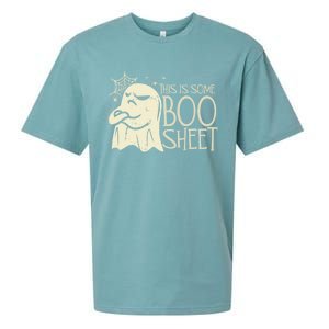 This Is Some Boo Sheet Halloween Groovy Funny Gift Gift Sueded Cloud Jersey T-Shirt