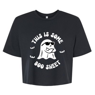 This Is Some Boo Sheet Gift Bella+Canvas Jersey Crop Tee